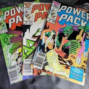 Vintage Marvel Comics 1984 (set of 3), Power Pack (23,24,25)